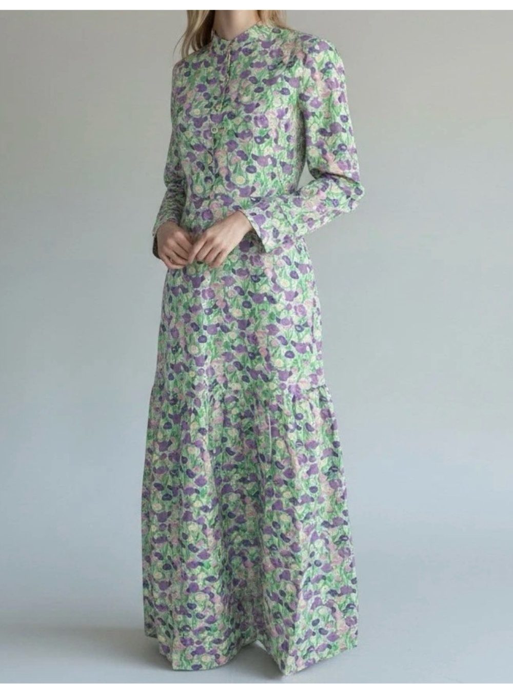 Hyacinth House Floral maxi dress size Small.